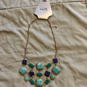 NWT blue stone necklace
